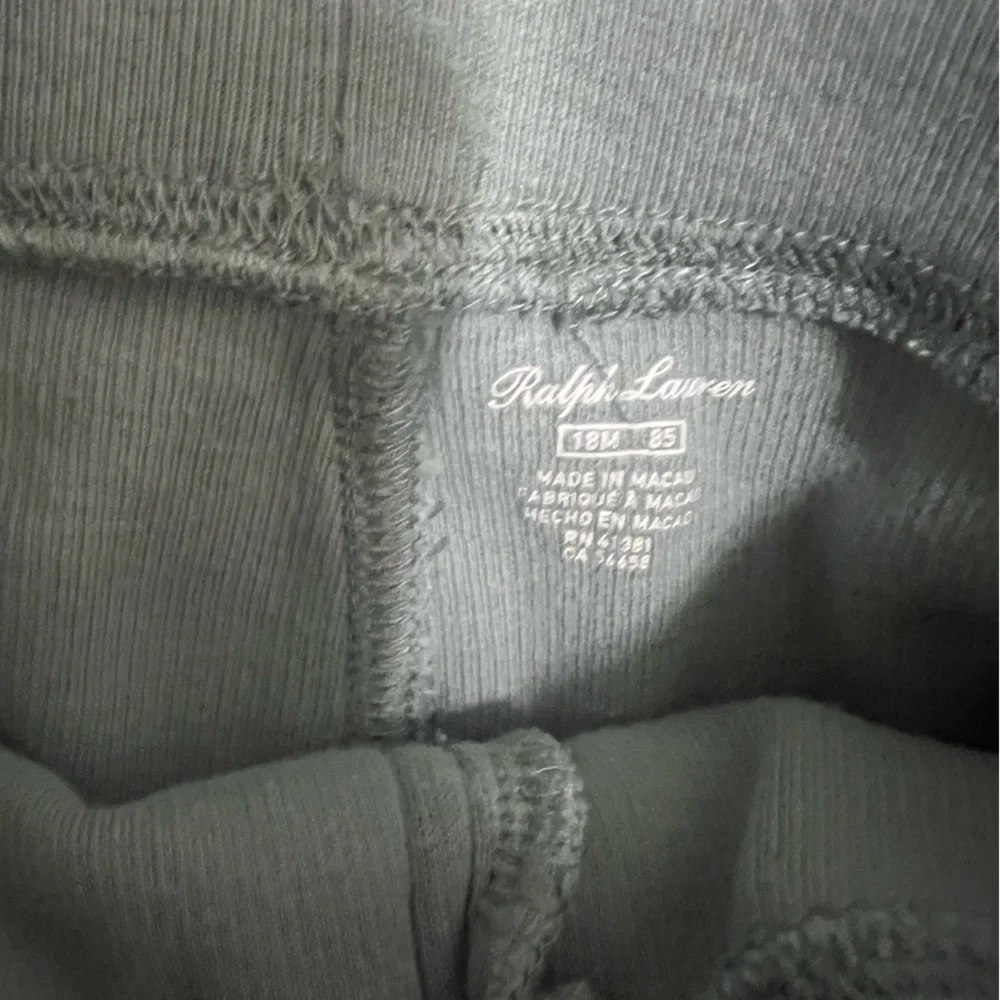 Polo by Ralph Lauren 18 Month Green and White Set